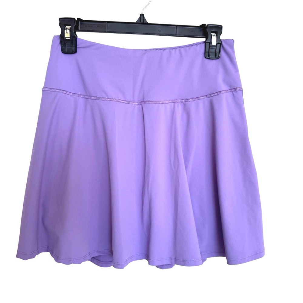 Ewedoos Skirt Purple Athletic Tennis Golf Skort Built-in Shorts Pockets Womens 6
